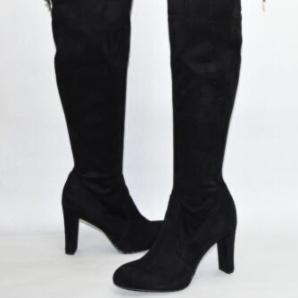 Sam Edelman - Kent Over the Knee Boot - Black Suede - Black - 9 - Picture 1 of 9